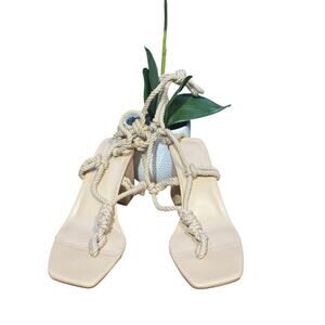Covet leg string heeled sandals size 41 excellent condition with